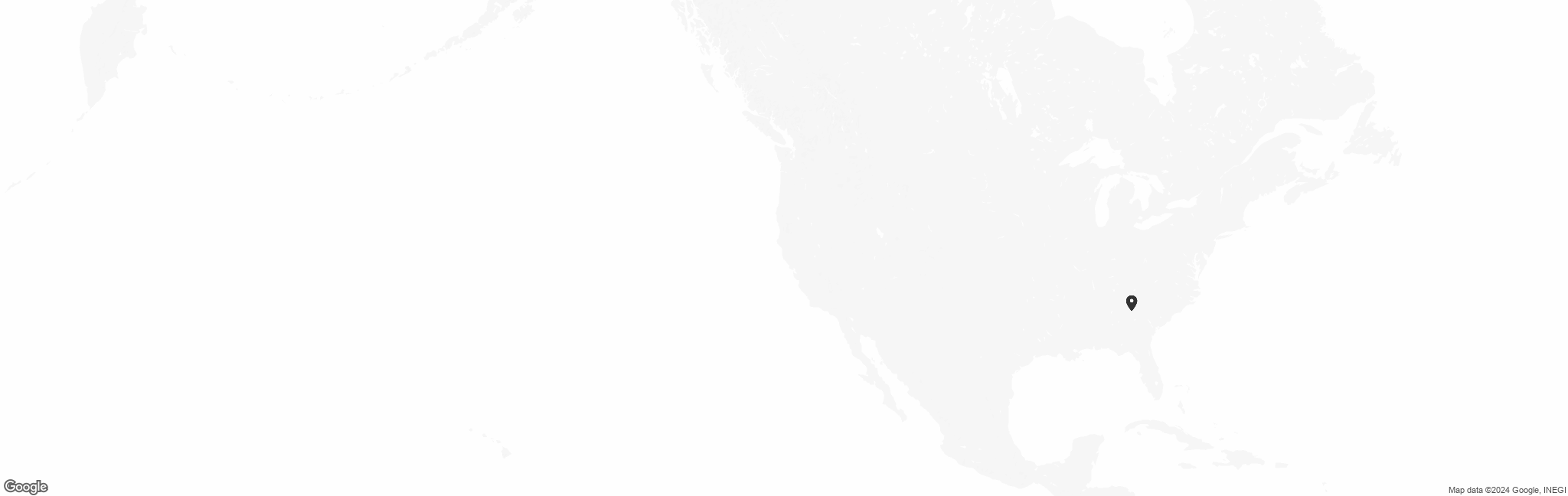 Map of US with pin of Project CF Spouse location