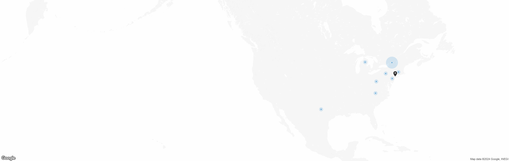 Map of US with pin of The Thinkubator, Inc. (The Thinkubator, Inc.) location