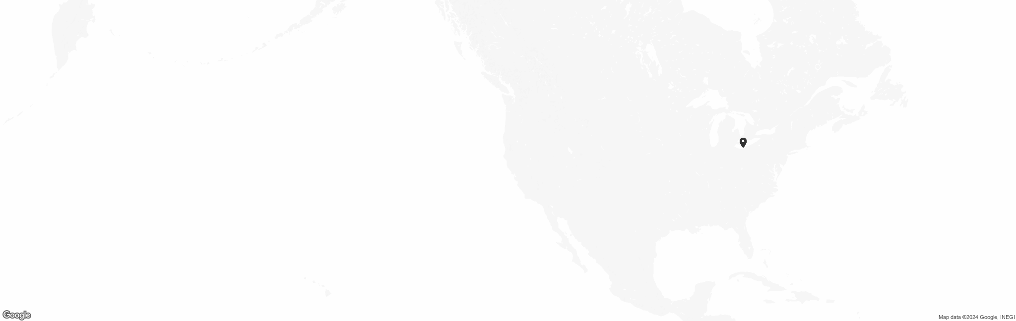 Map of US with pin of Human Phenome Diversity Foundation location