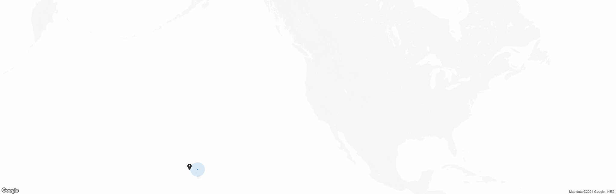Map of US with pin of Hawaii SPCA location