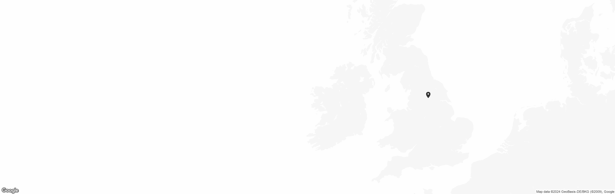 Map of GB with pin of PEOPLE MATTERS (WEST YORKSHIRE) CIO location